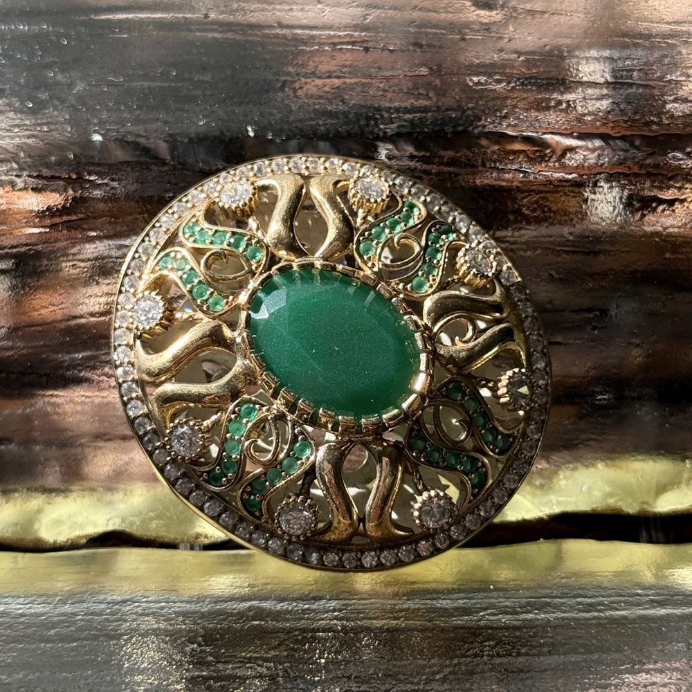 Vintage 925 Turkish Style Brooch